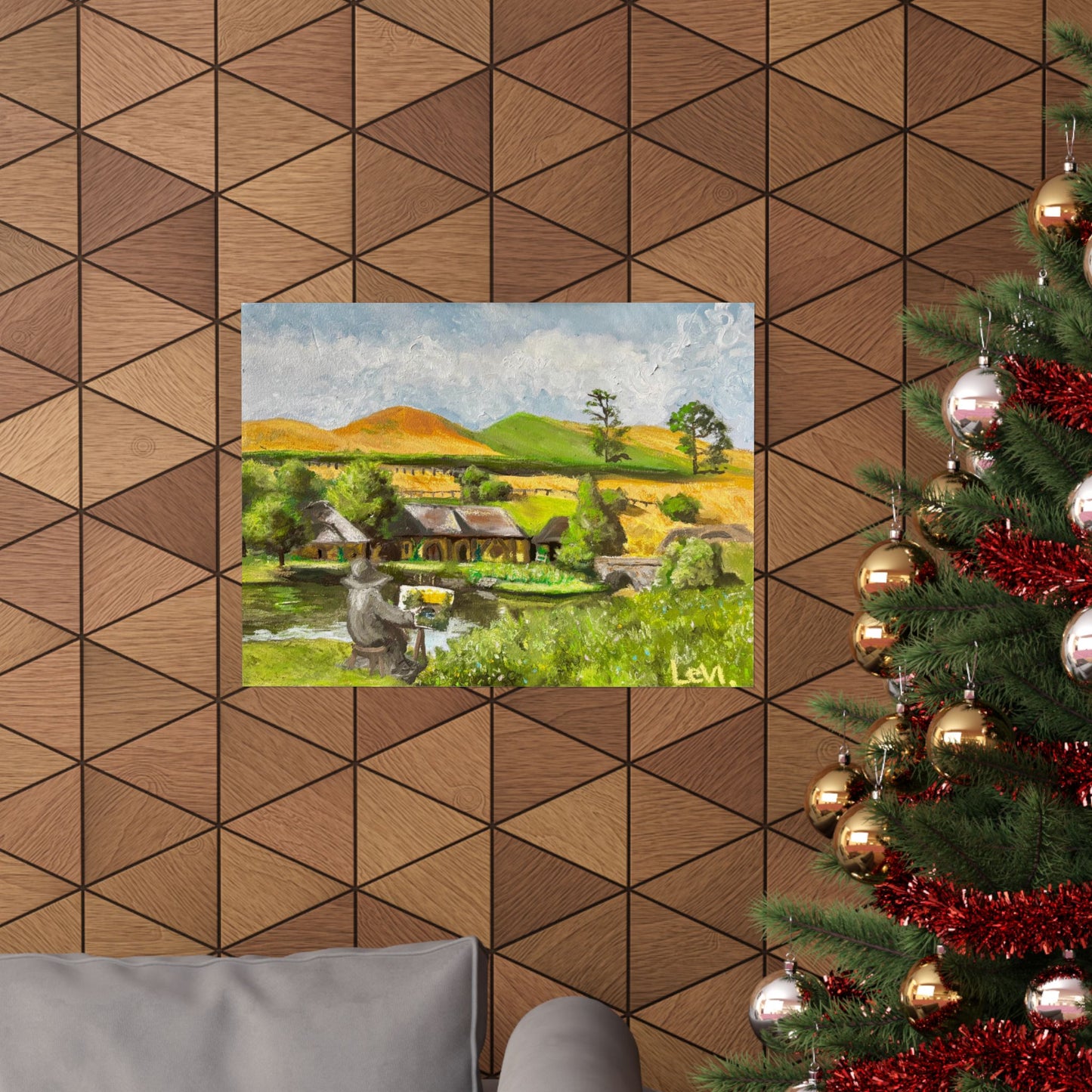 Gandalf painting The Shire