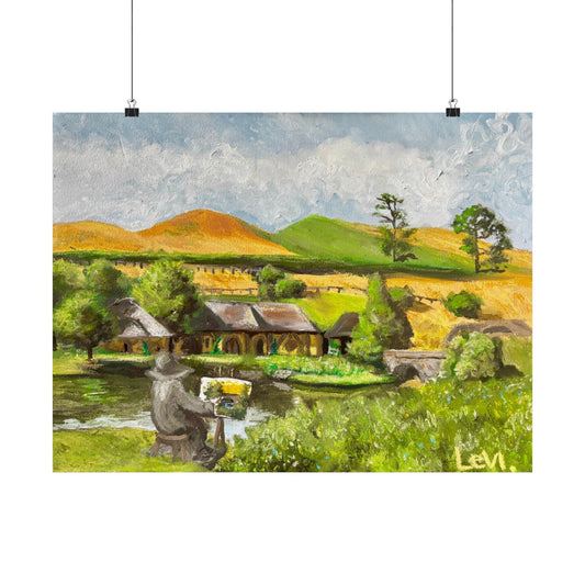 Gandalf painting The Shire