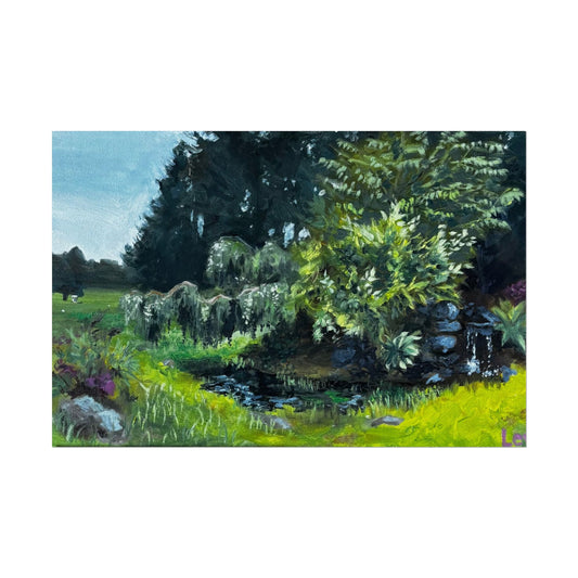 Lake Padden putting green view